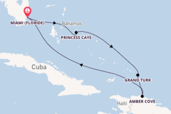 Princess Cays depuis Miami (Floride) pour une croisière de 7 jours