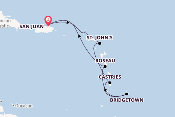 Cruising from San Juan via St. John's