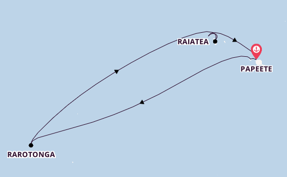 French Polynesia from Papeete, Tahiti, French Polynesia with the Norwegian Spirit 