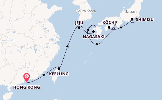 An East Asian Odyssey: Hong Kong, Taiwan, South Korea & Japan
