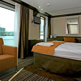 Come aboard the undefined and discover one of 7 cabin categories on a total of 4 decks that can accommodate 138 passengers. Choose your dream cabin and feel at home on board the undefined!