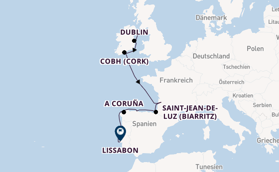 Britische Inseln ab Belfast, Nordirland auf der Marina