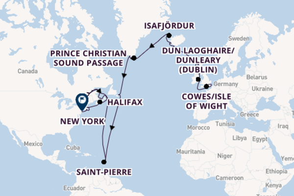 Transatlantic from London, England, United Kingdom with the Seabourn Sojourn