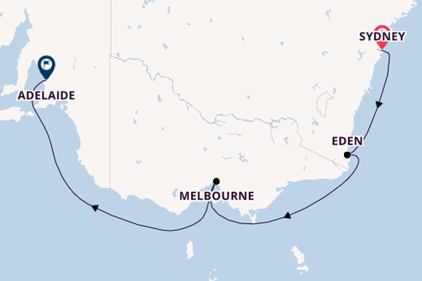 Australia from Sydney, Australia with the Grand Princess