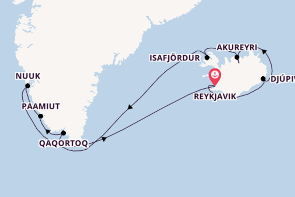 11 day cruise with the Norwegian Star to Reykjavik