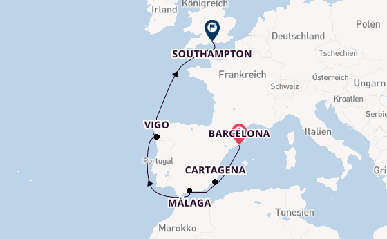 Westliches Mittelmeer ab Deutschland auf der Disney Dream