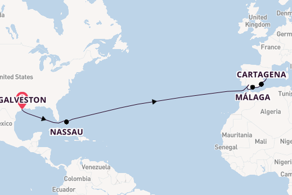 Transatlantic & Repositioning from Galveston, Texas with the Harmony of the Seas