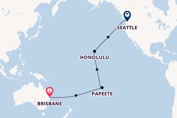 Transpacific from Brisbane, Australia with the Quantum of the Seas