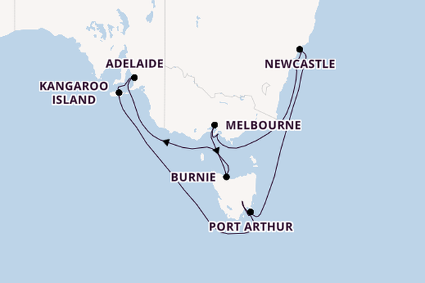 Australien ab Sydney auf der Noordam