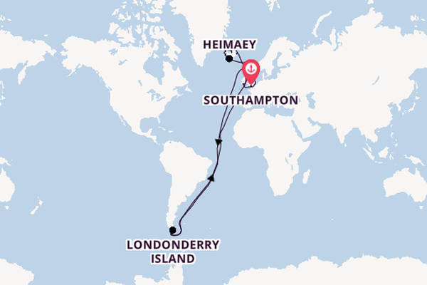 Transatlantic & Repositioning from Southampton, England with the Seven Seas Voyager