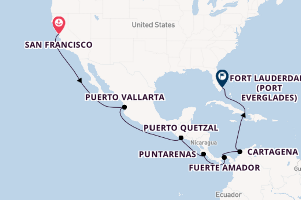 San Francisco to Florida with Luxury Panama Canal