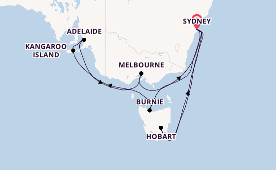 Australia from Sydney, Australia with the Norwegian Spirit 