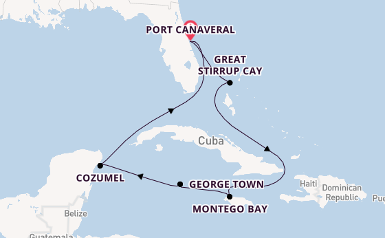 Caribbean from Port Canaveral, Florida with the Norwegian Epic