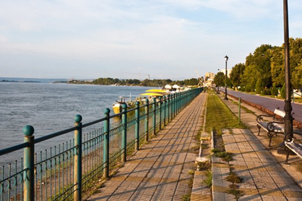 Donau ab Bukarest, Rumänien auf der Amadeus Nova