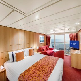 Come aboard the undefined and discover one of 25 cabin categories on a total of 9 decks that can accommodate 2546 passengers. Choose your dream cabin and feel at home on board the undefined!