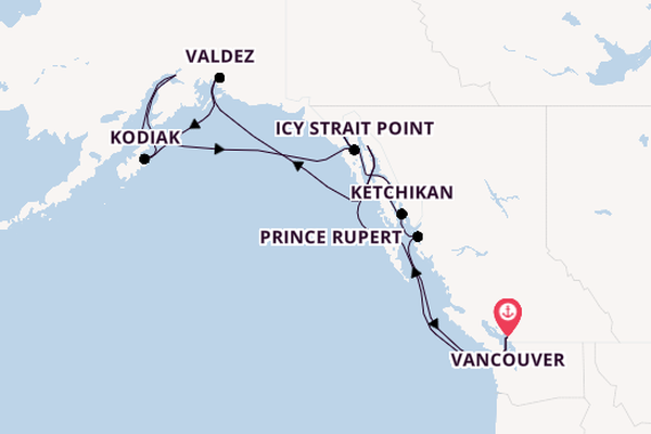 Alaska & West Canada from Vancouver, Canada with the Nieuw Amsterdam