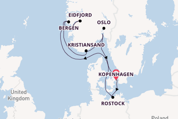 Bewonder Kristiansand met MSC Cruises