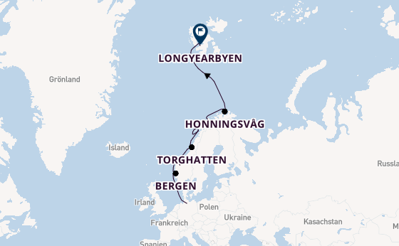 Norwegen ab Hamburg, Deutschland auf der HANSEATIC nature