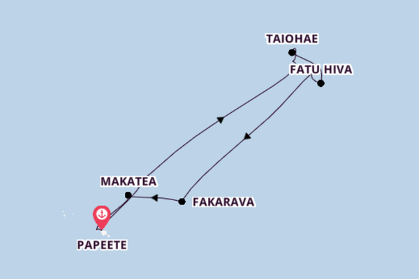 In 15 dagen naar Papeete