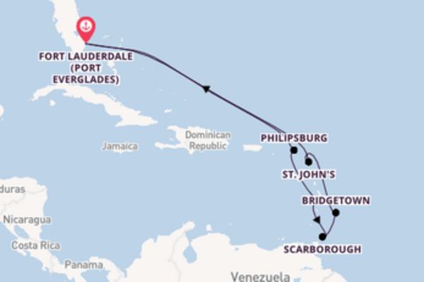 Journey from Fort Lauderdale (Port Everglades) with the Celebrity Silhouette