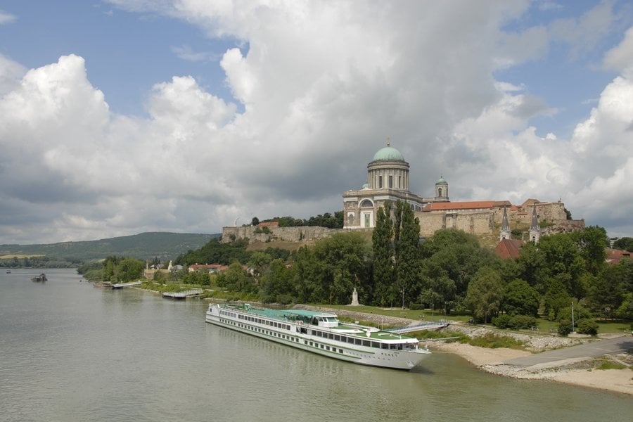 Rhein ab Strassburg, Frankreich auf der MS Claude Monet