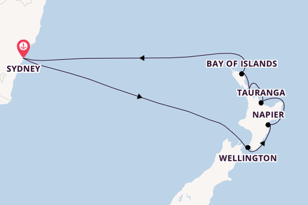 Australia and New Zealand from Sydney, Australia with the Carnival Splendor