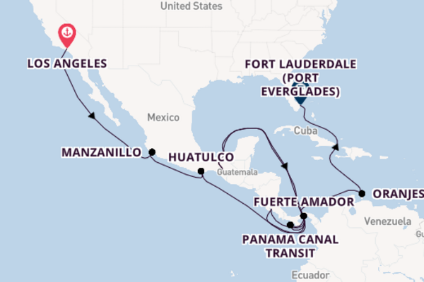 Luxury Panama Canal with Mexico, Costa Rica & Aruba