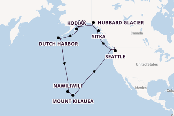 Seattle, Alaska & Hawaii