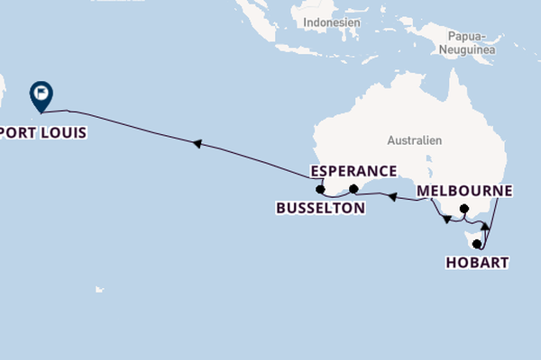 Australien ab Sydney, Australien auf der Amera