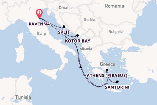 8 day journey on board the Explorer of the Seas from Ravenna