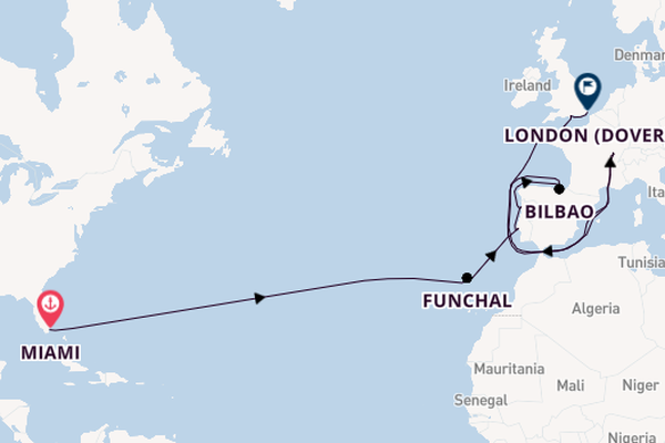 Transatlantic from Miami, Florida with the Seabourn Quest