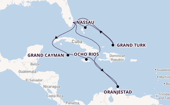 Caribbean from Fort Lauderdale (Port Everglades), Florida with the Regal Princess