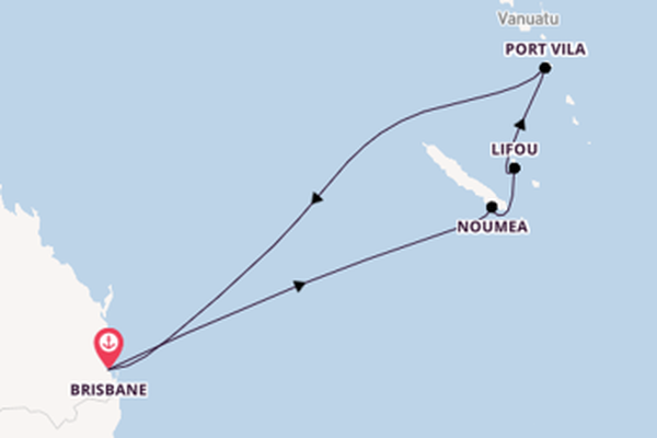 South Pacific from Brisbane with the Carnival Luminosa