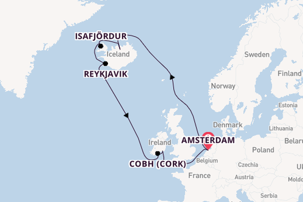 Arctic from Amsterdam, Netherlands with the Celebrity Eclipse