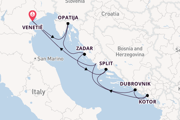 Oostelijke Middellandse Zee vanaf Venetië, Italië met de Azamara Quest