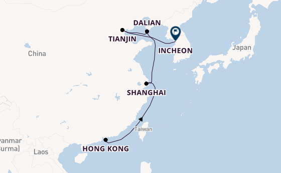 Luxury More Inclusive  Hong Kong to Seoul Inc Shanghai & Beijing