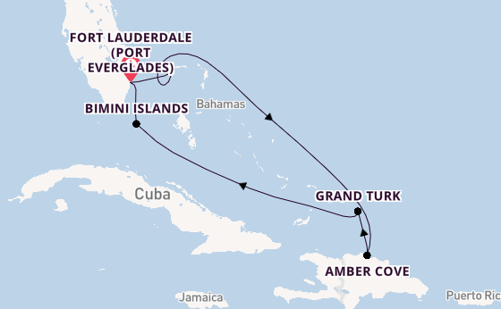 Caribbean from Fort Lauderdale (Port Everglades), Florida with the Star Princess