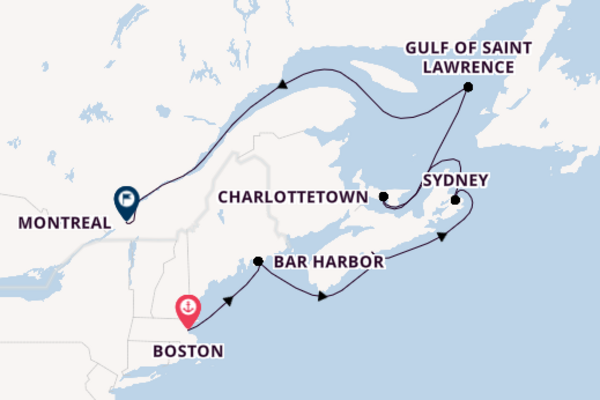8 day trip on board the Volendam from Boston