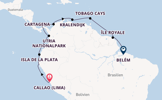 HANSEATIC inspiration – Expedition von den Anden bis zum Amazonas
