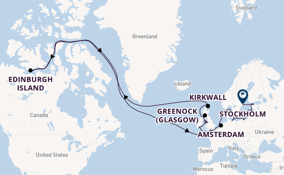 Transatlantic from Southampton, England with the Seven Seas Voyager