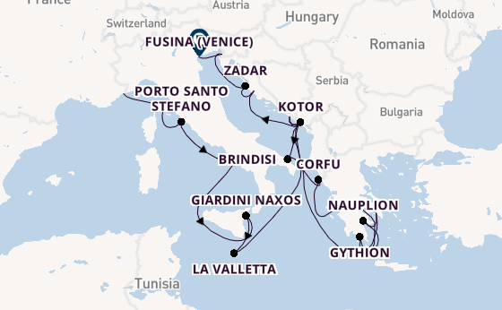 Middellandse Zee vanaf Monte Carlo, Monaco met de Seabourn Ovation