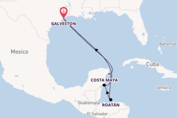 8daagse cruise vanaf Galveston