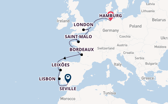Portugal from Hamburg, Germany with the HANSEATIC spirit