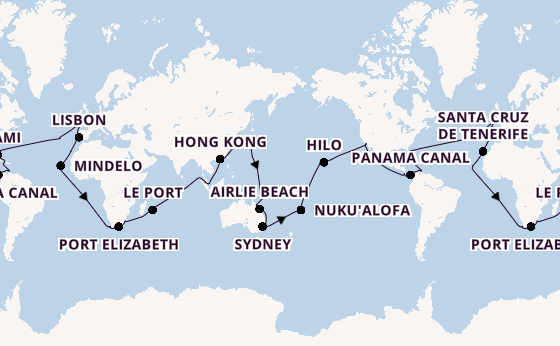 Queen Elizabeth Full World Voyage 2028