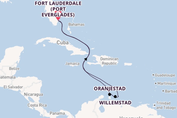 Southern Caribbean from Fort Lauderdale with the Celebrity Reflection