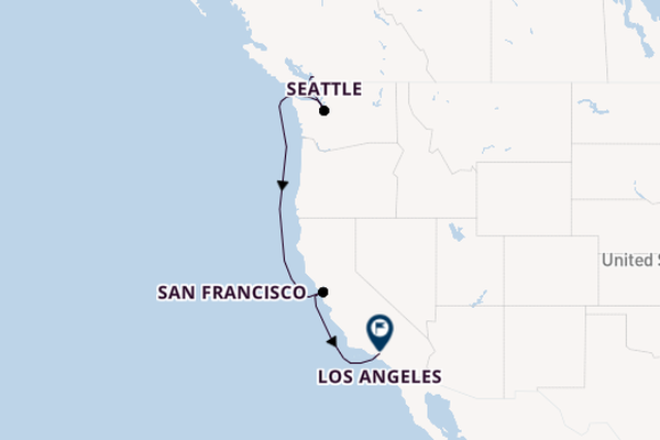 Cruise with Derek- Luxury West Coast Wonders, Vancouver, LA & Las Vegas