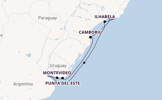 Zuid-Amerika vanaf Nederland met de Costa Serena