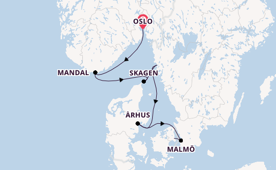 Norwegen ab Oslo, Norwegen auf der Seven Seas Grandeur