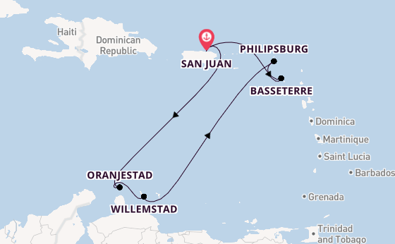 Caribbean from San Juan, Puerto Rico with the Norwegian Viva
