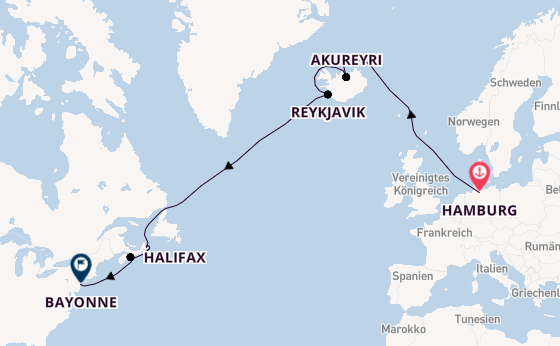 Mein Schiff 1 - Von der Elbe zum Big Apple